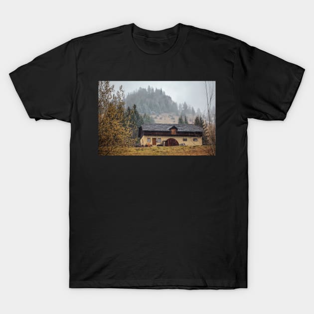 House by the mountains T-Shirt by naturalis